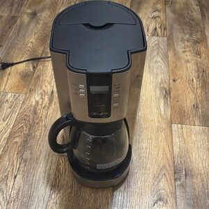 Mr. Coffee Black and Silver Coffee Maker